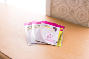 2枚入り個包装タイプのジェルシートパック